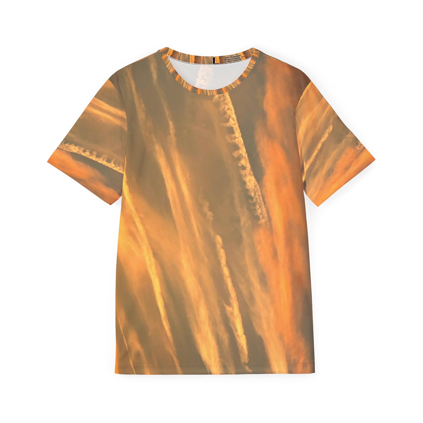 "Orange Rays" Men's Sports Jersey (AOP)