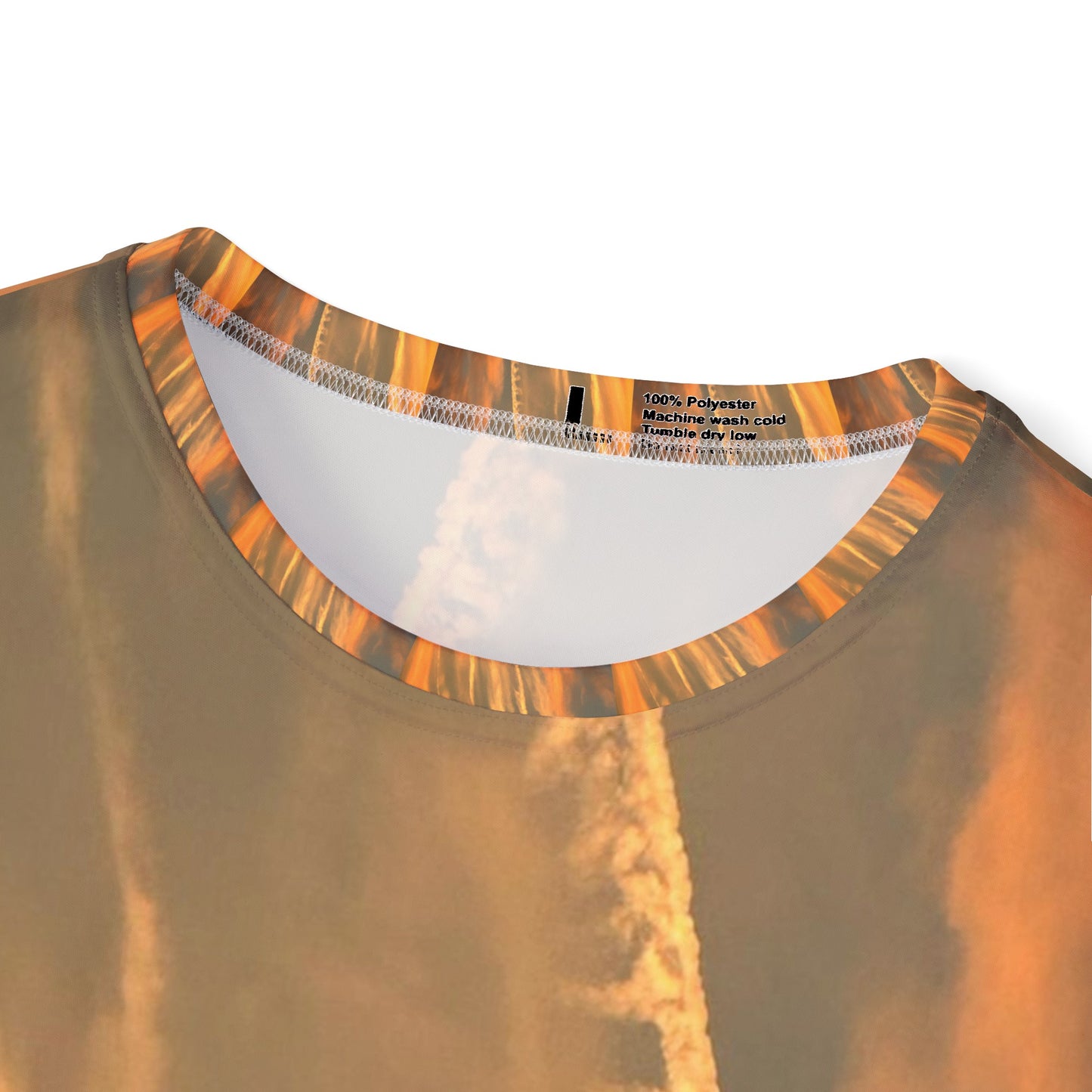 "Orange Rays" Men's Sports Jersey (AOP)