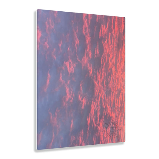 "Pink Purpz" Acrylic Print